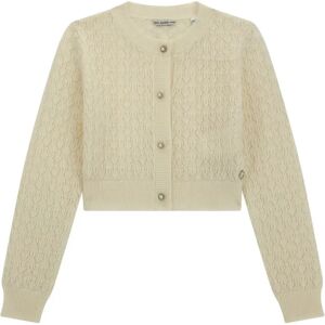 Guess , Jewel Button Cardigan ,White unisex, Sizes: 10 Y, 2 Y, 8 Y, 12 Y