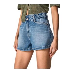 Pepe Jeans , Shorts Vaquero Reese For Women ,Blue female, Sizes: W26, W25