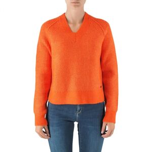 Replay , Regular Fit Spicy Orange Shirt ,Orange female, Sizes: S, M