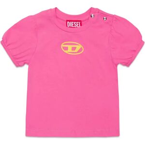 Diesel , Oval D branded T-shirt ,Pink female, Sizes: 18 M, 9 M, 12 M, 2 Y