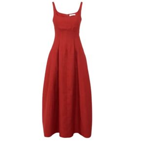 Chloé , Sleeveless Midi Dress ,Red female, Sizes: S, M
