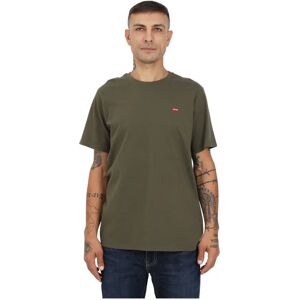 Levis Levi's , Classic Collection: T-shirts and Polos ,Green unisex, Sizes: XL, M, L, S, 2XL