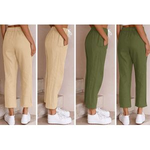 Flyglow Global Trading Ltd t/a Inhouse Deal Women's Linen Trousers