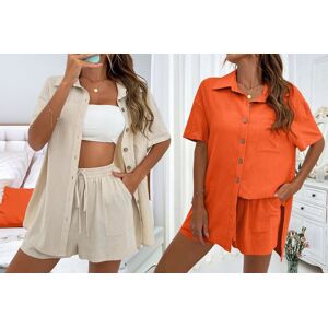 Magexic Women's Two-Piece Shirt and Short Set