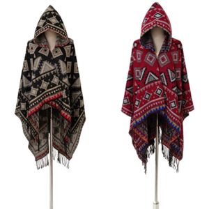 Affinity International Ltd Oversized Hoodie Shawl - 2 Colours! - Black   Wowcher