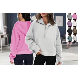 Pope Fbarrett Ltd T/A Whoop Trading Women's Half Zip Hoodie Sweatshirt