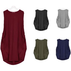 AZONE STORE LTD T/A Shop In Store Women'S Sleeveless Casual Dress In 6 Sizes And 5 Colours - Black   Wowcher