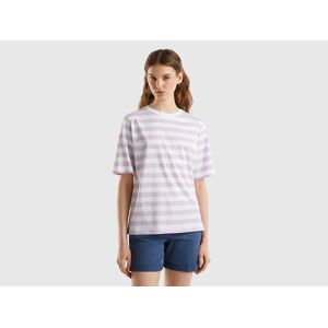 United Colors of Benetton Benetton, Striped Comfort Fit T-shirt, size XS, Lilac, Women