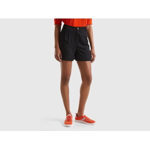 United Colors of Benetton Benetton, Bermuda Shorts In Sustainable Viscose Blend, size , Black, Women