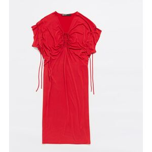 BIMBA Y LOLA Red fluid midi dress RED S adult