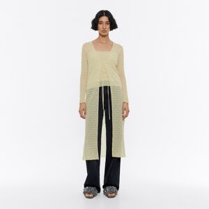 BIMBA Y LOLA Lime maxi knit cardigan LIME ML adult