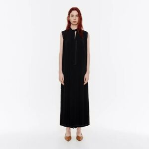 BIMBA Y LOLA Black oversize tie-front jumpsuit BLACK S adult