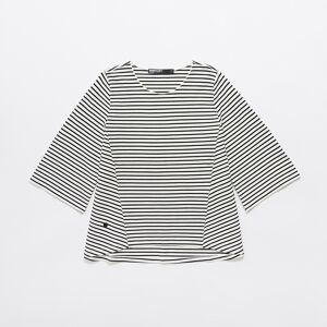 BIMBA Y LOLA Striped ponte di roma T-shirt BLACK M adult