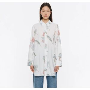 BIMBA Y LOLA Ivory Birds straight shirt BIRDS IVORY M adult