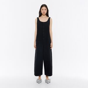 BIMBA Y LOLA Long black denim jumpsuit BLACK M adult