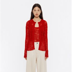 BIMBA Y LOLA Red knitted cardigan RED XSS adult