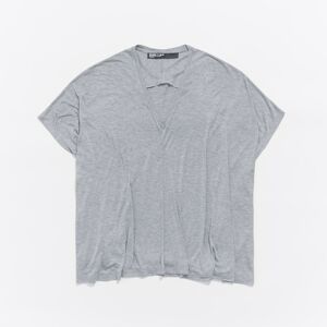 BIMBA Y LOLA Long gray lurex oversize T-shirt GREY XL adult