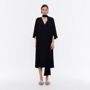 BIMBA Y LOLA Black oversize fluid dress BLACK XSS adult