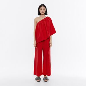 BIMBA Y LOLA Red maxi ruffle jumpsuit RED L adult