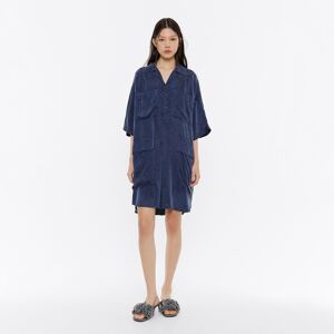 BIMBA Y LOLA Oversize washed blue fluid dress BLUE S adult