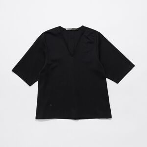 BIMBA Y LOLA Black ponte di roma cape T-shirt BLACK S adult