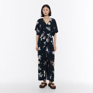 BIMBA Y LOLA Anthracite Waves flowing jumpsuit WAVES ANTHRACITE L adult