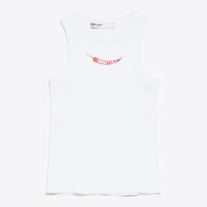 BIMBA Y LOLA White fitted Chili top WHITE M adult