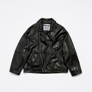 BIMBA Y LOLA Black leather jacket BLACK XSS adult