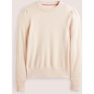 Cashmere Puff Shoulder Jumper Beige Women Boden XS Female