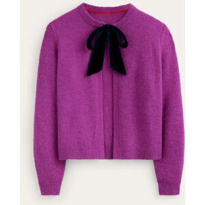 Fluffy Bow Cardigan Pink Women Boden M Female