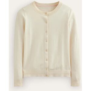 Catriona Cotton Cardigan White Women Boden M Female