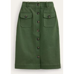 Utility Pocket Midi Skirt Green Women Boden 20 Female