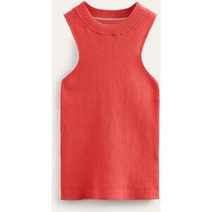 Ribbed Racer Vest Orange Women Boden XS Female