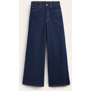 High Rise Wide Leg Jeans Blue Women Boden 34 28in Female