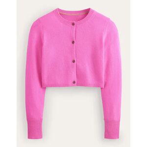 Cropped Cashmere Cardigan Pink Women Boden XS Female