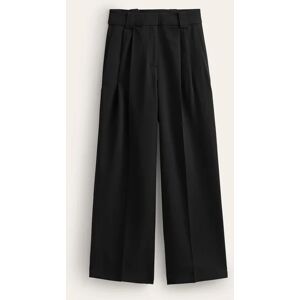 Islington Wide Leg Trousers Black Women Boden 18 Female