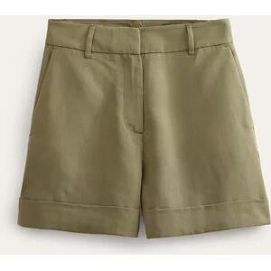 Relaxed Turn Up Shorts Green Women Boden 18 Female