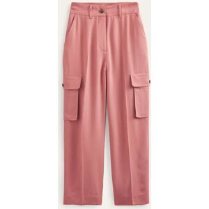 Tencel Cargo Trousers Red Women Boden 6 Petite Female