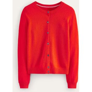 Eva Cashmere Crew Cardigan Red Women Boden XL Female