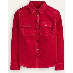 Straight-Fit Corduroy Shirt Red Women Boden 16 Female