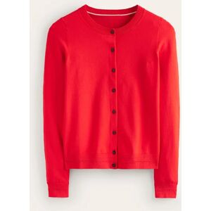 Catriona Cotton Cardigan Red Women Boden Short Female