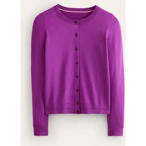 Catriona Cotton Cardigan Purple Women Boden XS Female