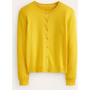 Catriona Cotton Cardigan Yellow Women Boden XS Female