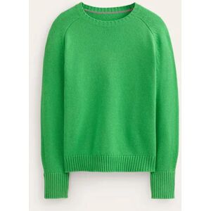 Split Cuff Cashmere Jumper Green Women Boden Short Female