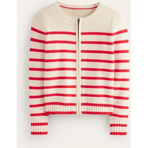 Cotton Breton Cardigan White Women Boden XS Female