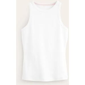 Ribbed Racer Vest White Women Boden XS Female