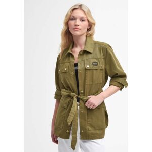 Barbour International Collins Womens Utility Casual Jacket  - Golden Khaki - UK10 EU38 US6 - female