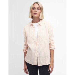 Barbour Marine Womens Long Sleeve Shirt  - Apricot Crush - UK10 EU36 US6 - female