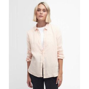 Barbour Marine Womens Long Sleeve Shirt  - Apricot Crush - UK14 EU40 US10 - female