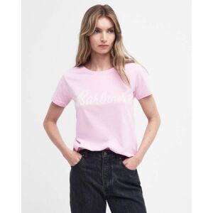 Barbour Otterburn Womens Slim Fit T-Shirt  - Mallow Pink - UK12 EU38 US8 - female